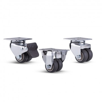 Mini-TPR-Caster-1.5inch-Dual-Wheels