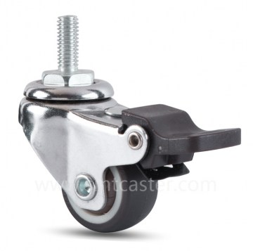 Mini TRP 1.0 inch Thread Stem Caster with Total Brake