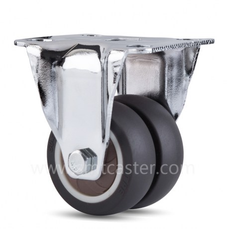 Mini TRP 2.0 inch Rigid Caster(Dual Wheels)