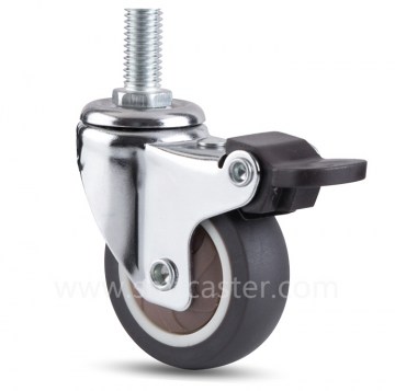 Mini TRP 2.0 inch Thread Stem Caster with Total Brake