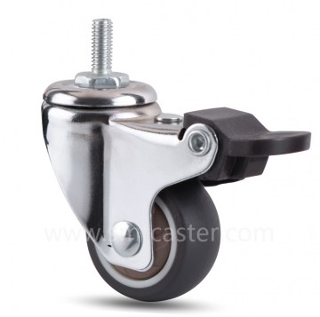 Mini TRP 1.5 inch Thread Stem Caster with Total Brake