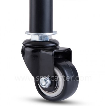 Light Weight 1.5 inch Swivel Expanding Stem Caster