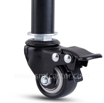 Light Weight 1.5 inch Expanding Stem Caster with Total Brake