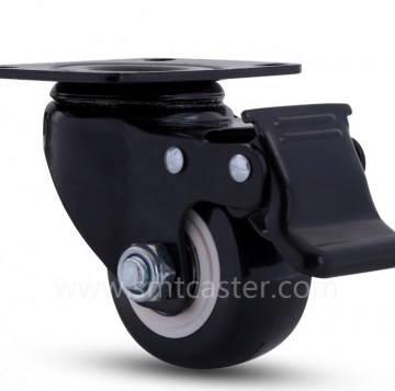 Light Weight 2.5 inch Swivel Plate Caster with Total Brake