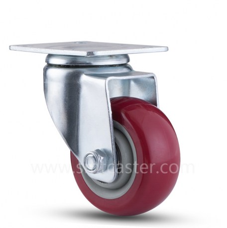 Medium Weight 3.0 inch Swivel Caster with Plate