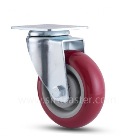 Medium Weight 4.0 inch Swivel Caster with Plate
