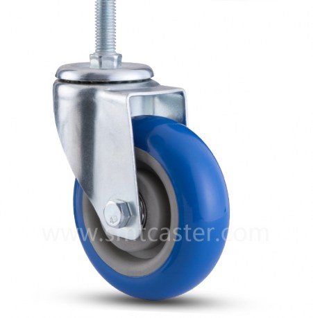 Medium Weight 4.0 inch Thread Stem Swivel Caster