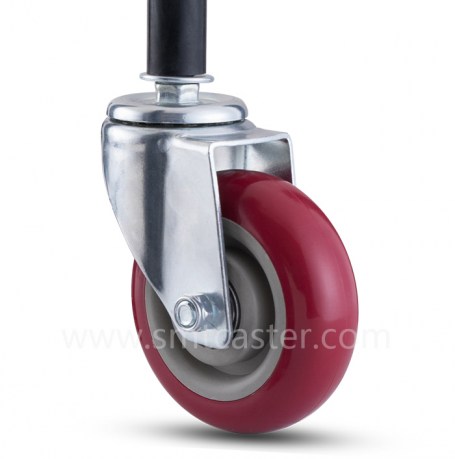 Medium Weight 4.0 inch Swivel Expanding Stem Caster