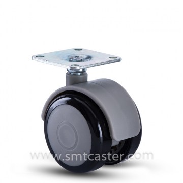 Twin Serial Medical 2.0 Inch Swivel Caster with Plate