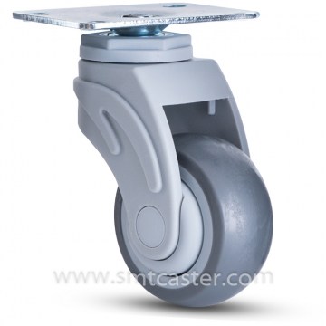 A Serial Medical 3.0 Inch Swivel Caster with Plate
