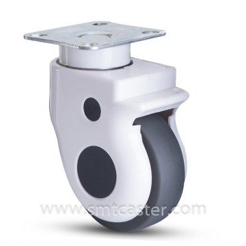 B Serial Medical 3.0 Inch Swivel Caster with Plate