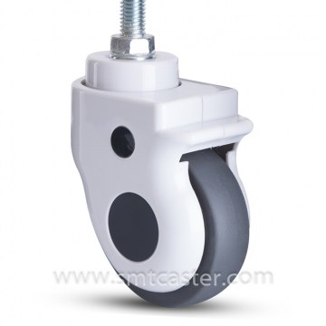 B Serial Medical 3.0 Inch Thread Stem Swivel Caster