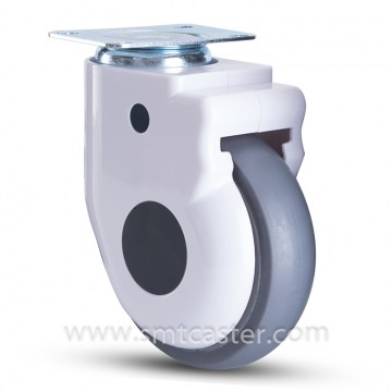 B Serial Medical 5.0 Inch Swivel Caster with Plate